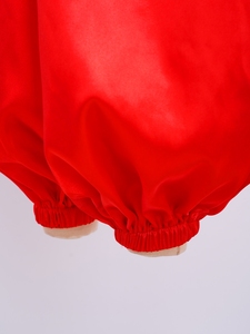 Pantalon court rouge pour filles de 6 à 16 ans, pantalon ample pour danse latine, danse du ventre, pour fête à thème, spectacle sur scène, récital de danse - Product Image 3