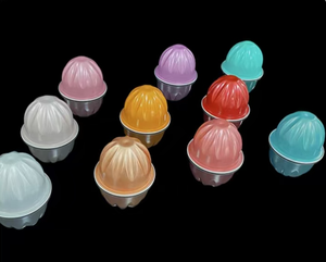 Super septembre nouveau 54*36.5mm 38ml nouveau conteneur de papier d'aluminium en forme de fleur pour l'emballage de Sauce d'assaisonnement de poudre de thé de nid d'oiseau - Product Image 5