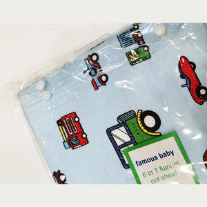 Juego <span class=keywords><strong>de</strong></span> cama <span class=keywords><strong>de</strong></span> alta calidad personalizado <span class=keywords><strong>para</strong></span> bebé, 6 piezas, estampado reactivo, Sábana <span class=keywords><strong>de</strong></span> <span class=keywords><strong>franela</strong></span>, juego <span class=keywords><strong>de</strong></span> sábanas <span class=keywords><strong>de</strong></span> <span class=keywords><strong>cuna</strong></span> - Product Image 4