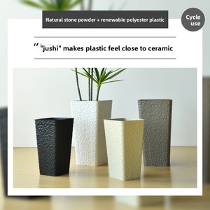 Vaso per <span class=keywords><strong>Fiori</strong></span> Quadrato in Plastica di Lusso Moderno Nordico, Traspirante e Durevole, <span class=keywords><strong>Fioriera</strong></span> <span class=keywords><strong>da</strong></span> Interno per <span class=keywords><strong>Balcone</strong></span> e Soggiorno - Product Image 3
