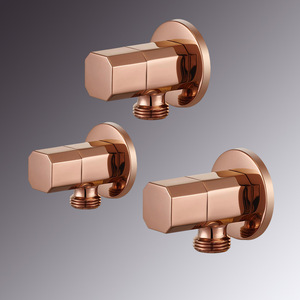 Válvula de Agua Fría para Inodoro, Cuadrada, de 4 Puntos, de Cobre, Electrochapada, Gruesa, para Baño, Marca Vimijia - Product Image 5