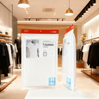 Sacs à fermeture éclair personnalisés pour sous-vêtements, gilets et chaussettes |   Emballage durable imprimé en gravure |   Exportation professionnelle