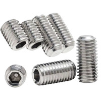 Réparations à domicile Fixtures M2 M3 M4 M5 M6 Metric Hex Drive Socket Allen Flat Head Nylon Stainless Steel Cup Point Grub Set Screws