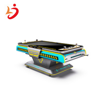 Équipements automatiques de terrain de jeu intérieur Machine de jeu d'arcade de produit de divertissement de billard numérique 3D