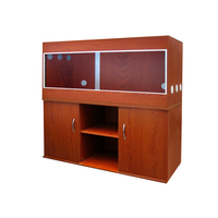 Grand terrarium en bois pour reptiles, armoire vitrée, enclos de reproduction pour lézards, geckos, serpents et amphibiens