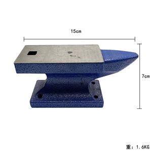 Soporte de yunque de forma irregular hecho a mano, almohadilla de martilleo de yunque de acero, tablero de almohadilla de Metal DIY, equipo de herramientas de joyería - Product Image 3