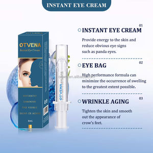 Marque distributeur OTVENA, meilleure crème contour des yeux, élimination des poches instantanées, soulagement éclaircissant des <span class=keywords><strong>cernes</strong></span>, hydratant <span class=keywords><strong>anti</strong></span>-âge OEM ODM - Product Image 2