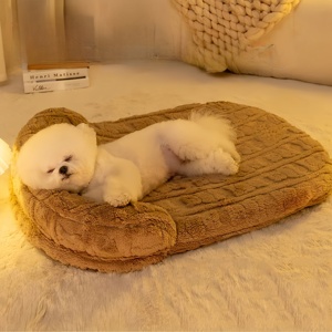Winter Warm Summer Dog <b>Bed</b> Autumn Cat <b>House</b> Fully Removable Eco-friendly Oval Sofa Cushion for Dogs All Seasons - Product Image 1
