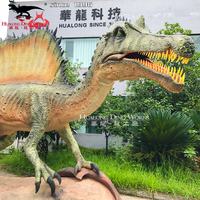 Modèle de dinosaure animatronique Spinosaurus grandeur nature, jouet en métal télécommandé pour enfants, pour parcs à thème et centres commerciaux