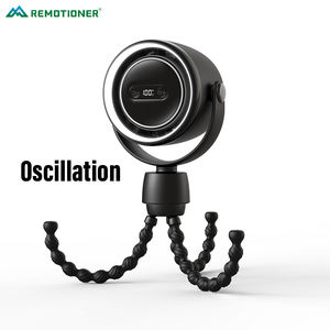 Ventilador Recargable con Clip para Bebés, Mini Ventilador Portátil para Cochecito con Trípode Flexible Tipo Pulpo - Product Image 5