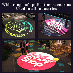 Custom logo Gobo Moving Head Rotating Outdoor Uv <strong>Led</strong> <strong>Projector</strong> 405 nm Building Laser Projection Laser Light Outdoor New Year - Product Image 4