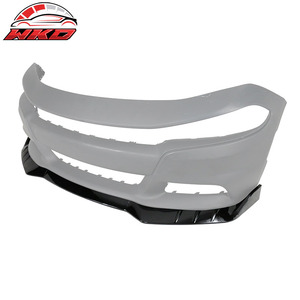 Fits For Dodge Charger 15-23 V3 Style Front Bumper Lip <b>Splitter</b> Gloss Black 3PCS ABS Auto Parts Automotive Accessories - Product Image 6
