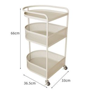 Zxm Glass <b>Coffee</b> <b>Table</b> With Wheels Movable <b>Small</b> <b>Coffee</b> <b>Table</b> With Storage Shelf, 2 Tier Metal Tea <b>Table</b> for Living Room Home - Product Image 5