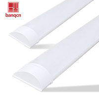 Barre lumineuse LED encastrable Banqcn pour intérieur, 9W 18W 36W 48W 60W, 1Ft 2Ft 3Ft 4Ft, éclairage linéaire plat pour magasin et bureau