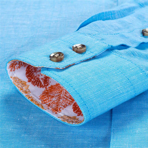 <span class=keywords><strong>55</strong></span>%リネン45%コットン エコフレンドリー生地 女性用ファッション向け カスタムカラー - Product Image 6