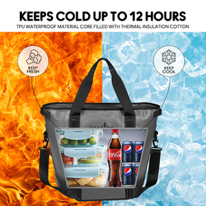 Bolsa Térmica de TPU de Gran Capacidad de 30L, Bolsa de Picnic Impermeable y Aislada, Bolsa Térmica a Prueba de Fugas para Acampar al Aire Libre, <span class=keywords><strong>Playa</strong></span> y Pesca - Product Image 4