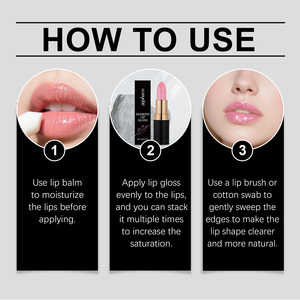 Brillo <span class=keywords><strong>Labial</strong></span> Rosa Diamante Suave, Lápiz <span class=keywords><strong>Labial</strong></span> con Brillo, Nutritivo, Suave, Hidratante, Voluminizador y de Larga Duración - Product Image 6