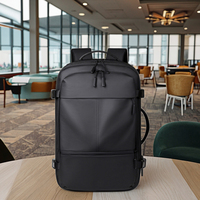 Sac à dos pour ordinateur portable Oxford uni, imperméable, multifonctionnel, extensible, unisexe, grande capacité, sac à dos d'affaires pour ordinateur