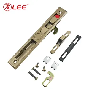 China Factory Direct Sliding Lock Aluminium Verborgen Glazen Schuifdeur Klink Lock Sliding Spronggewricht Slot