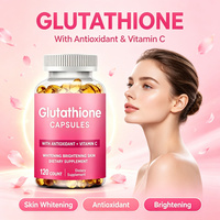 LUVVITA OEM Vente en gros de capsules molles de glutathion, blanchiment naturel de la peau, antioxydant pour femmes, complément alimentaire pour la beauté et la santé