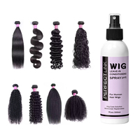 Après-shampoing sans rinçage pH5 en spray pour perruques, hydratant, nourrissant, réparateur, anti-frisottis et démêlant, pour cheveux naturels, marque privée