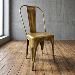 Modern Industrial Traditional Eco-Friendly Durable Dining <b>Chair</b> Rusty <b>Painted</b> Iron Metal Home Hotel Villa Antique Wholesale - Product Image 3