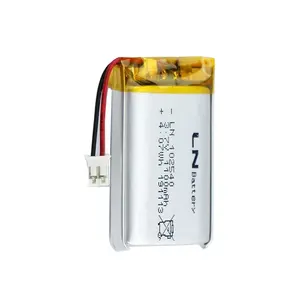 Certificado UL1642 Capacidad suficiente 102540 1100mAh 1150mAh 1200mAh Batería de polímero de litio de 3,7 voltios