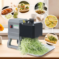 Mandoline électrique CXCO, trancheuse à oignon vert, hachoir à céleri, machine à trancher les oignons verts, trancheuse à piment, moteur en acier inoxydable