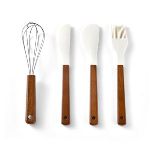 Nouvelles spatules personnalisées résistantes à la chaleur, grattoir de cuisine en silicone, fouet et pinceau de pâtisserie - Product Image 1