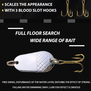 Señuelos de Pesca Jigging de 20 a 30 g, Jigs para Pesca, Señuelos de Metal para Lubina, Atún, Trucha, Cuchara Giratoria de Metal, Cuchara Giratoria de Metal con Forma de Campana - Product Image 5