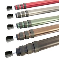 Poteaux de tente télescopiques réglables en alliage d'aluminium Dericsson 1,9 m 2,2 m 2,8 m, tiges de support pour auvent de camping et tente de réception