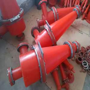 전문적으로 맞춤형 크기 절단 폴리 우레탄 하이드로 사이클론 모래 분리기 액체 회전 분리기 우대 가격 고무 제품 - Product Image 4