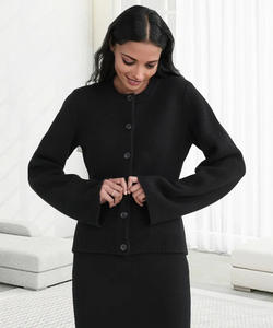2025 factory direct sales new long-sleeved sweater fashion knitted <b>cardigan</b> women's <b>coat</b> - Product Image 6