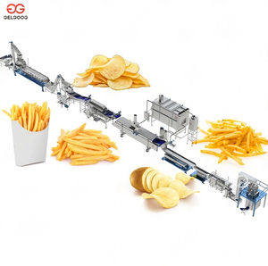 Línea de Producción Automática de Papas Fritas Congeladas de 500-1000 kg/h, Planta Completa de Procesamiento de Patatas para la Elaboración de Patatas Fritas Congeladas IQF - Product Image 4