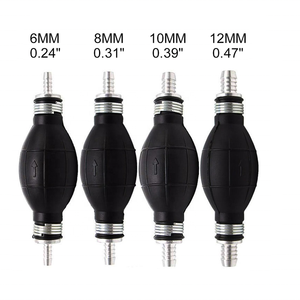 Pompa Bahan Bakar 6mm 8mm 10mm 12mm Pompa Siphon Manual Dengan <span class=keywords><strong>2</strong></span> Penjepit Karet Aluminium Pompa Bahan Bakar Manual untuk Mobil Kapal Motor Luar - Product Image 2