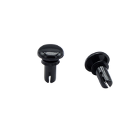 Clip de fixation en nylon noir sans outil pour coque arrière de téléviseur, rivet à pression en plastique pour électronique grand public