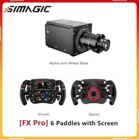 Base de Volante Simagic Alpha Mini Direct Drive Compacta con Servomotor de 10 Nm y Force Feedback para Simulación de Carreras en PC