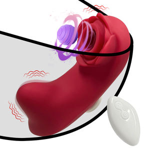 Fabrik Großhandel Sexspielzeug Wireless 2 in 1 Vibrator Saugen Klitoris Vagina Vibrator Mit Magnet <span class=keywords><strong>clip</strong></span> Frau Vibrator - Product Image 1