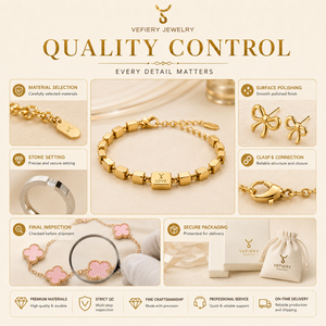 Fabricante de Joyería Personalizada al por Mayor, OEM, ODM, Marca Privada, Pulseras, Collares, Anillos, Pendientes, Empaque con Logotipo Personalizado - Product Image 5