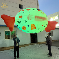 Marionnette gonflable en forme de bonbon pour les activités commerciales en magasin