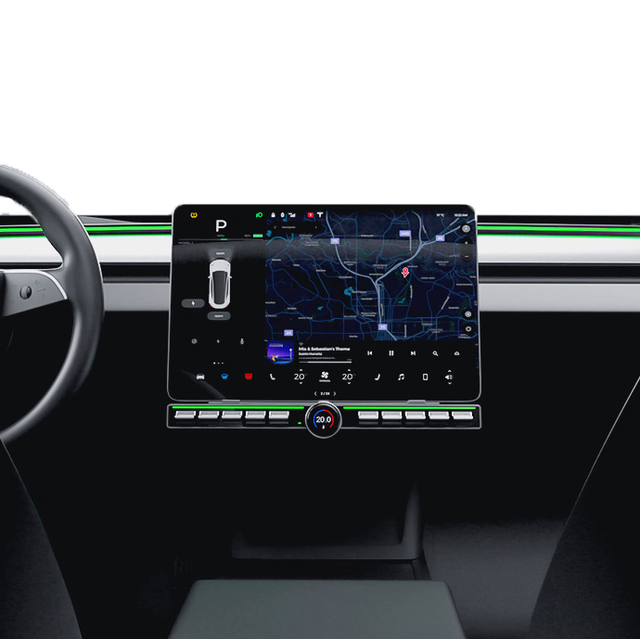Physical Buttons Smart Controller for Tesla Model 3 Model Y Center Console Screen Control Multifunction Interior Accessories