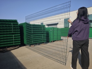 3D bảo vệ lưới hộ Lan Tôn sóng bảng điều khiển 3D chu vi hàng rào Đường cao tốc bên khu dân cư hàng rào an toàn chống gỉ dễ dàng bảo trì - Product Image 3