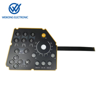 Clavier à membrane de clavier de commutateur de dôme en caoutchouc de silicone de circuit de FPC pour l'usage d'appareil ménager