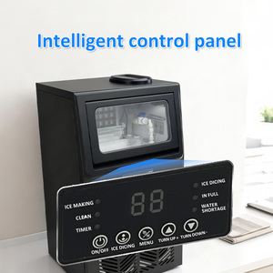 Mesin Pembuat Es Komersial 24 Jam dengan 36 Batang Es Batu Mesin Pembuat Es Berdiri Bebas LCD untuk Rumah Bar Luar Ruangan Hotel - Product Image 4