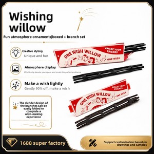 ของเล่นโมเดลพิมพ์ 3 มิติ PLA แบบพับได้ รุ่น Black Willow Wish Branch One Wish Willow ของสะสมข้ามพรมแดนรุ่นใหม่ล่าสุด - Product Image 5