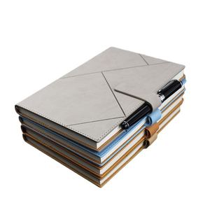 Couverture personnalisée en cuir PU A5 Agenda Agenda Notebook Journal avec fermoir magnétique et porte-stylo - Product Image 2