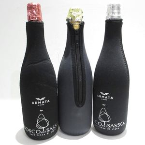 Custom Neoprene Wine <b>Bottle</b> Cooler Single Sleeve with Logo for Champagne <b>Bottle</b> Storage - Product Image 2