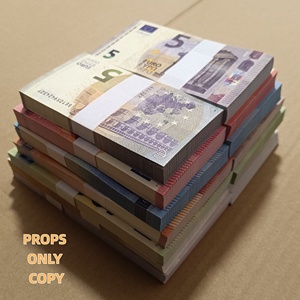 100 Pièces de Billets de Banque Euro <span class=keywords><strong>en</strong></span> Papier Durables pour Décoration de Fête - Accessoires de Déguisement Argent - Product Image 5