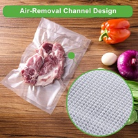 Rouleaux de sacs d'emballage Sous Vide, pour emballer Sous-Vide, avec 7 couches, pour thermoscelleuse, en plastique, gaufré, unités