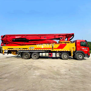 <span class=keywords><strong>Camion</strong></span> à pompe à flèche longue SANY 62M Pompe à béton fabriquée en <span class=keywords><strong>2021</strong></span> avec châssis à 4 essieux Hauteur de pompage 62m - Product Image 4